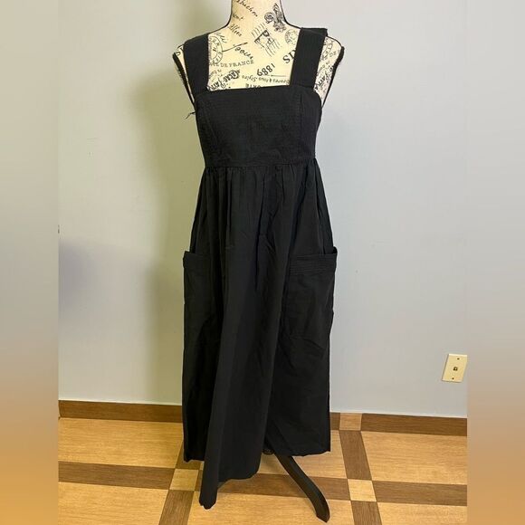 Madewell Cutout-Back Empire Midi Dress NWT Size 0 - Picture 3 of 10